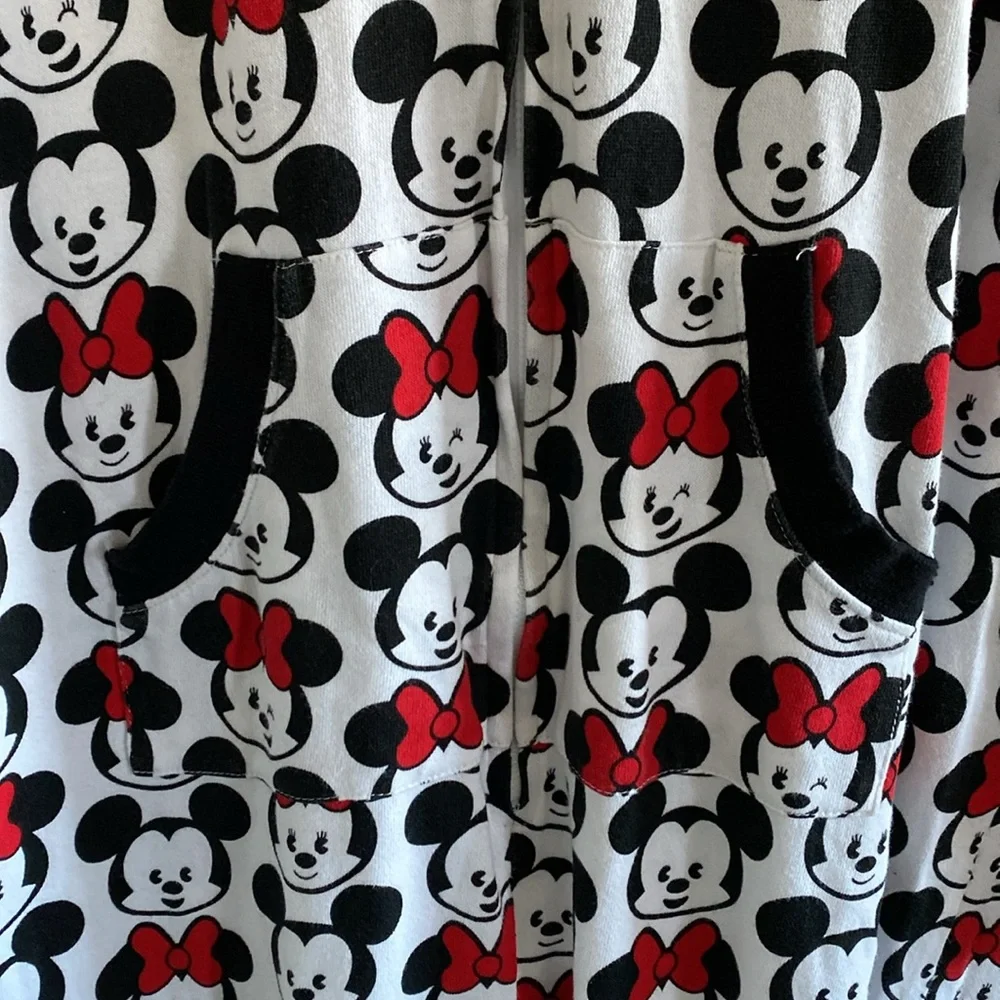 The Disney Store Mickey and Minnie Pajama Onesie - Size Medium - EUC - Picture 11 of 12